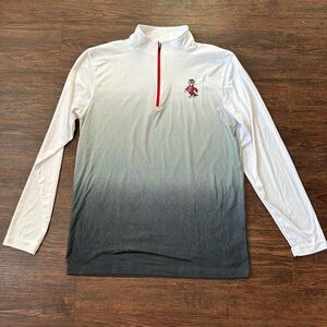 Colosseum Black and White Gradient Long Sleeve Tee